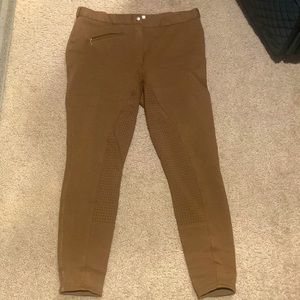 Horze breeches, mocha color full seats. Sz. 30